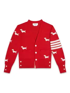 Кардиган Hector Thom Browne Kids, красный