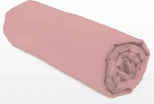 Простыня на резинке 160 x 200+25 см - Розовый LOVELY HOME