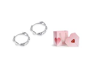 MISS TOOYA Серьги из чистого серебра S999 для женщин