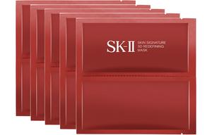 SK II All Effect Lifting 3D Double Facial Masks подтягивающая маски против морщин увлажняющая антиоксидантная 1 шт/5 шт/6 шт SK-II