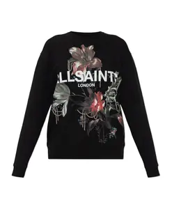 Толстовка оверсайз Ania etta Allsaints, черный