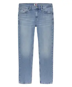 Синие узкие джинсы прямого кроя Tommy Jeans, синий