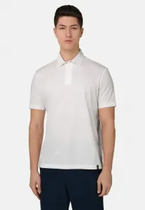 B tech b sustainable highperformance with scafè polo shirt Boggi Milano, White