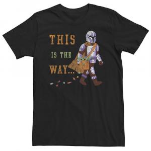 Футболка Big & Tall Star Wars The Mandalorian This Is The Way Trick or Treat Licensed Character, черный