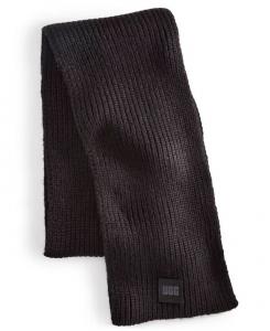 Шарф из толстой резинки UGG®, черный