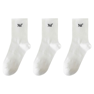 Носки Crew мужские Combo Set 361°, [selected xinjiang cotton]белый (3 pack)