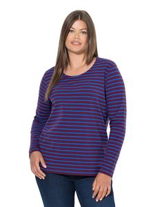 LAURASØN Футболка с длинными рукавами виноградно-красного цвета