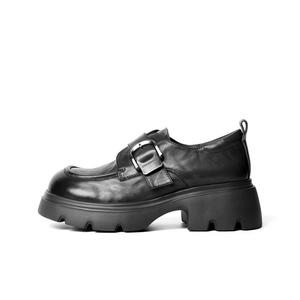 BELLE Лоферы женские, черно-коричневые