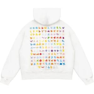 Свитшот Pokémon Collaboration Unisex Vandy The Pink, белый