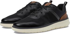 Кроссовки Cole Haan Generation Zerogrand Textured Sneakers, Black/British Tan/Ivory
