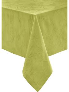 Erwin Müller Жаккардовая скатерть из смесовой хлопчатобумажной ткани Arnsberg яблочно-зеленого цвета