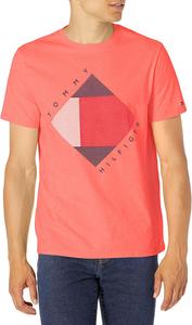 Мужская футболка с коротким рукавом и принтом Tommy Hilfiger, Porcelain Rose