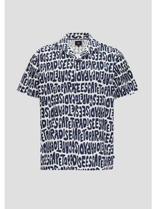 Рубашка 58A1_глубокий синий QS