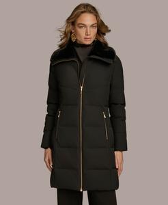 Женское пальто с длинными рукавами Donna Karan New York, Black