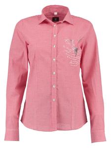 OS-Trachten Традиционная блузка Jetea среднего красного цвета