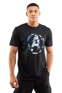 Хлопковая футболка Avengers Shattered Marvel, черный