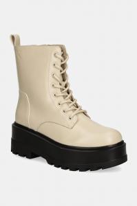 Байкерские ботинки Calvin Klein Jeans FLATFORM HIGH LACE UP MG DL, бежевый