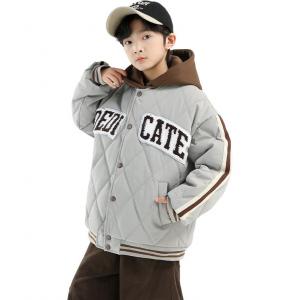 Утепленная куртка для детей 3-7 лет PROTECTCAMEL, серый белый