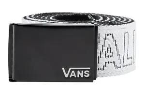 Полиэстеровый ремень Unisex черно-белый 3,8 см Vans