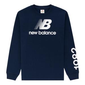 Футболка Teddy Made унисекс темно-синего цвета New Balance, темно-синий
