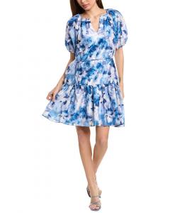 Платье-сарафан Julia Jordan из креповой тафты, синий