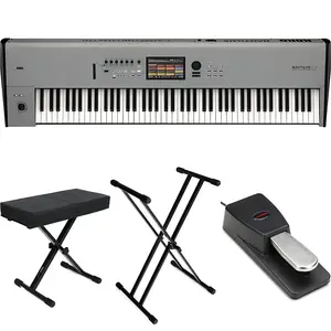 Синтезаторная рабочая станция Korg Nautilus AT 88 Essentials Bundle - ограниченное издание, серый