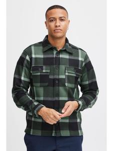 Переходная куртка BLEND Kurzjacke BHCraig 20716617 ME Coole Hemdjacke aus Fleece, зеленый