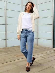 Насыщенные прямые джинсы из органического хлопка nola Baukjen, цвет Light Indigo