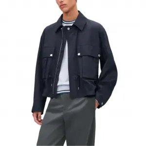 HERMES Куртка мужская синяя, Blue