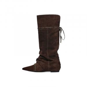 AFJI Сапоги женские коричневые