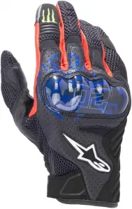 Мотоциклетные перчатки Alpinestars FQ20 SMX-1 Air V2 Monster (черный/синий/красный, размер 3XL), Black/Blue/Red/Green