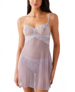 B.tempt'd Женский кружевной сетчатый комплект белья Opening Act 914227, серый
