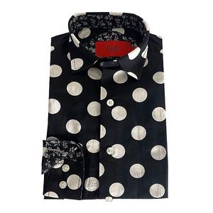 Мальчиковая рубашка с длинным рукавом slim fit в горошек Elie Balleh