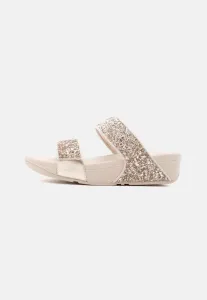 Многоцветные блестящие шлепанцы lulu Fitflop, Platino/Silver-Coloured