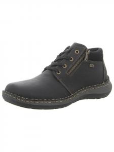 Rieker Спортивные кроссовки на шнуровке черного цвета