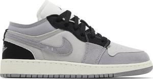 Кроссовки Air Jordan 1 Low SE Craft GS 'Inside Out - Cement Grey', серый