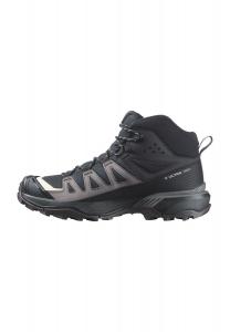 Кроссовки X Ultra 360 Mid GTX, водонепроницаемые, дышащие, женские Salomon, цвет Black/ Plum Kitte