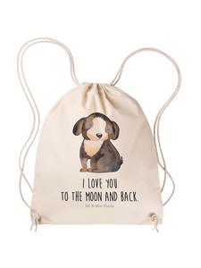 Сумка-шоппер для собак, чтобы расслабиться, с надписью на кремовом фоне Mr. & Mrs. Panda