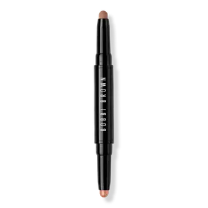Двусторонний стойкий водостойкий кремовый карандаш для теней BOBBI BROWN, Heat Ray/Biscotti (shimmering golden copper/warm beige brown)