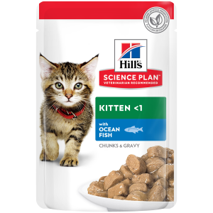 Hill's Science Plan Feline Kitten мультипак с курицей и голубой рыбой 85 гр Hill's