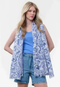 Шарф с узором «пейсли» Fraas, True Blue