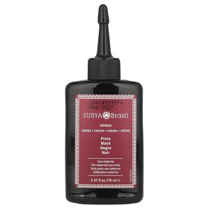 Surya Brasil, хна-крем, краска для волос и кондиционер, черная, 70 мл (2,37 жидк. унции)