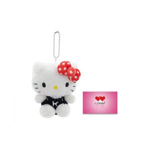 E STRONG Sanrio Hello Kitty Hello Kitty, плюшевый кулон с гороховым бантом, высота 12см E-STRONG