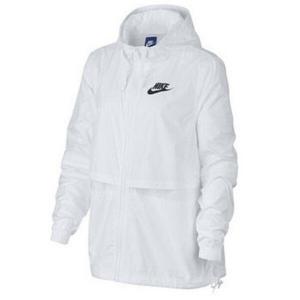 Куртка спортивная одежда незаменимая репеллентная тканая куртка Nike, белый