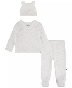 Комплект из 3 предметов для мальчиков: топ с длинными рукавами, штаны и шапочка Huggies