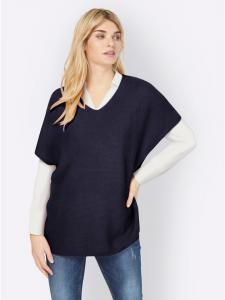 Heine Длинный пуловер темно-синего цвета