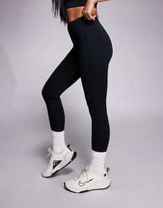 4505 моделирующие спортивные леггинсы с высокой талией, черные