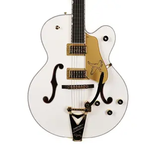 Гитара Gretsch Falcon Hollowbody с системой String-Thru Bigsby, белая