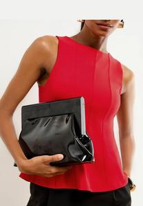 Клатч Lipsy Clutch, Black