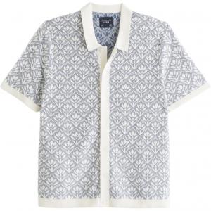 Мужская поло Abercrombie＆Fitch, светло-голубой